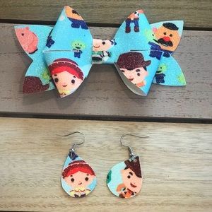 Toy Story bow & earrings